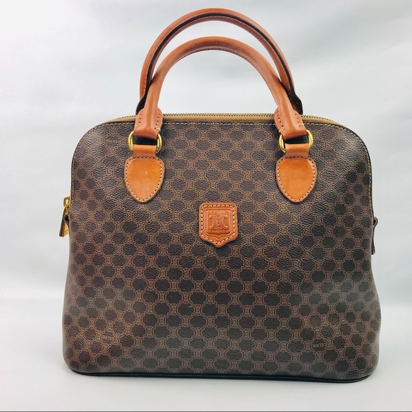 Celine Handbags - Authentic Celine Vintage Monogram Alma Handbag